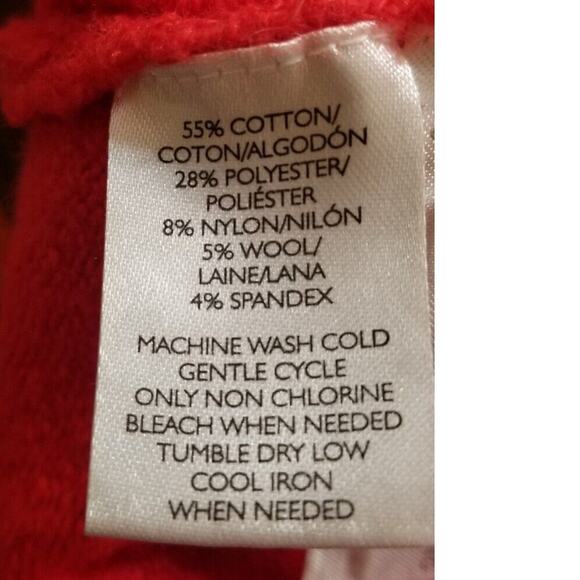 Loft Women's Red Knit Pullover Sweater Boat Neck Long Sleeve Size Small - PO - Picture 9 of 9